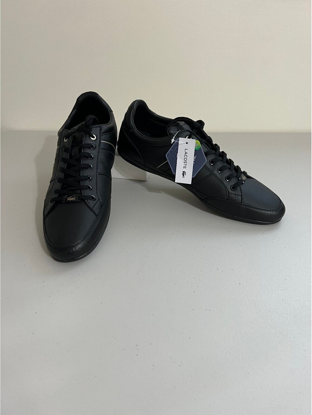 Lacoste Chaymon Sneakers Men's Lace-up Boots Black/Black : 11 M, Leather/Rubber